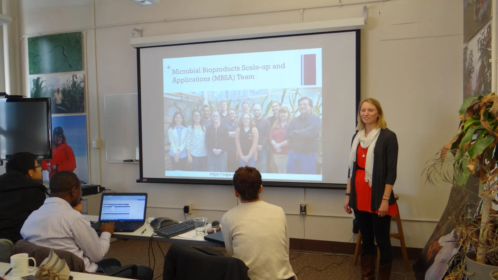 ESGP student presents in ESGP Seminar