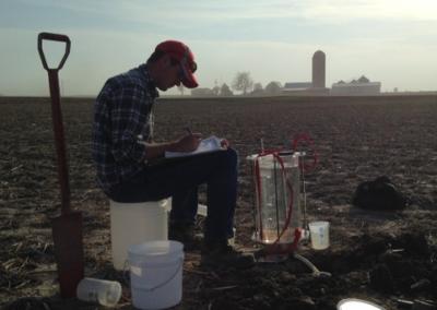 Reed Johnson doing research